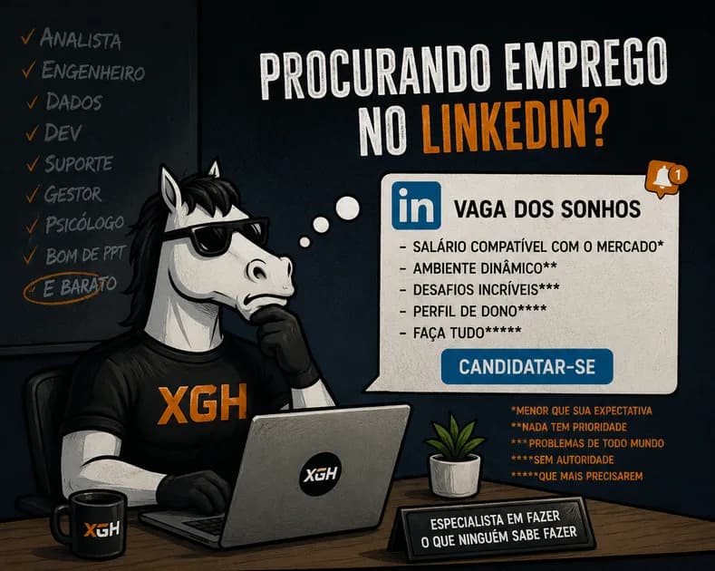 Imagem de capa: Vaga de emprego para Batman, salário a combinar com o RH de Gotham