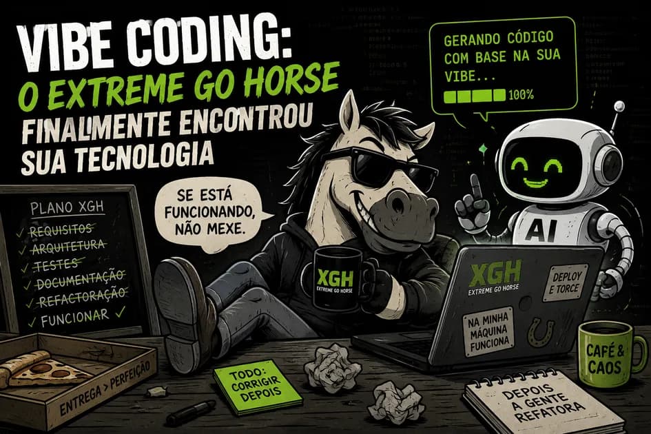 Imagem de capa: Vibe Coding: o Extreme Go Horse finalmente encontrou sua tecnologia